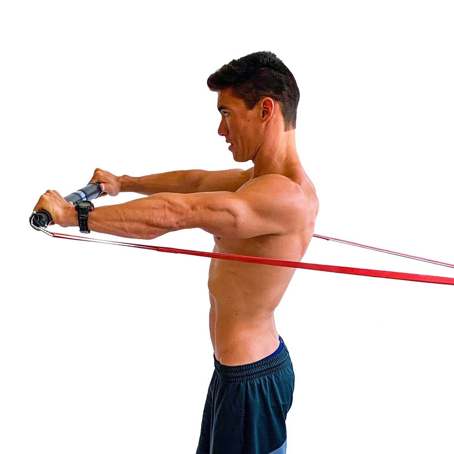S3-BAR Multi-Grip 33-inch Resistance Band Bar (20 Exercises) - Image 10