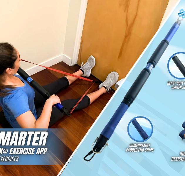 S3-BAR MAX™ - Multi-Grip Resistance Band Bar - 32 Exercises